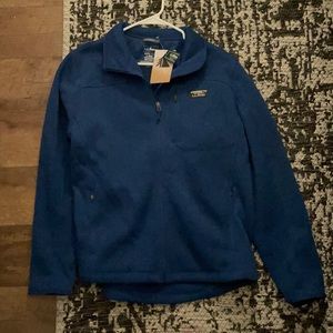 LL Bean men’s full zip sweater fleece